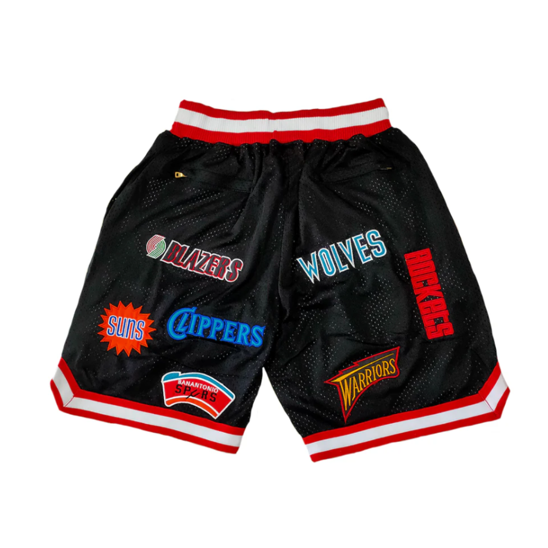 Western Conference Shorts  JUST DON By Mitchell & Ness