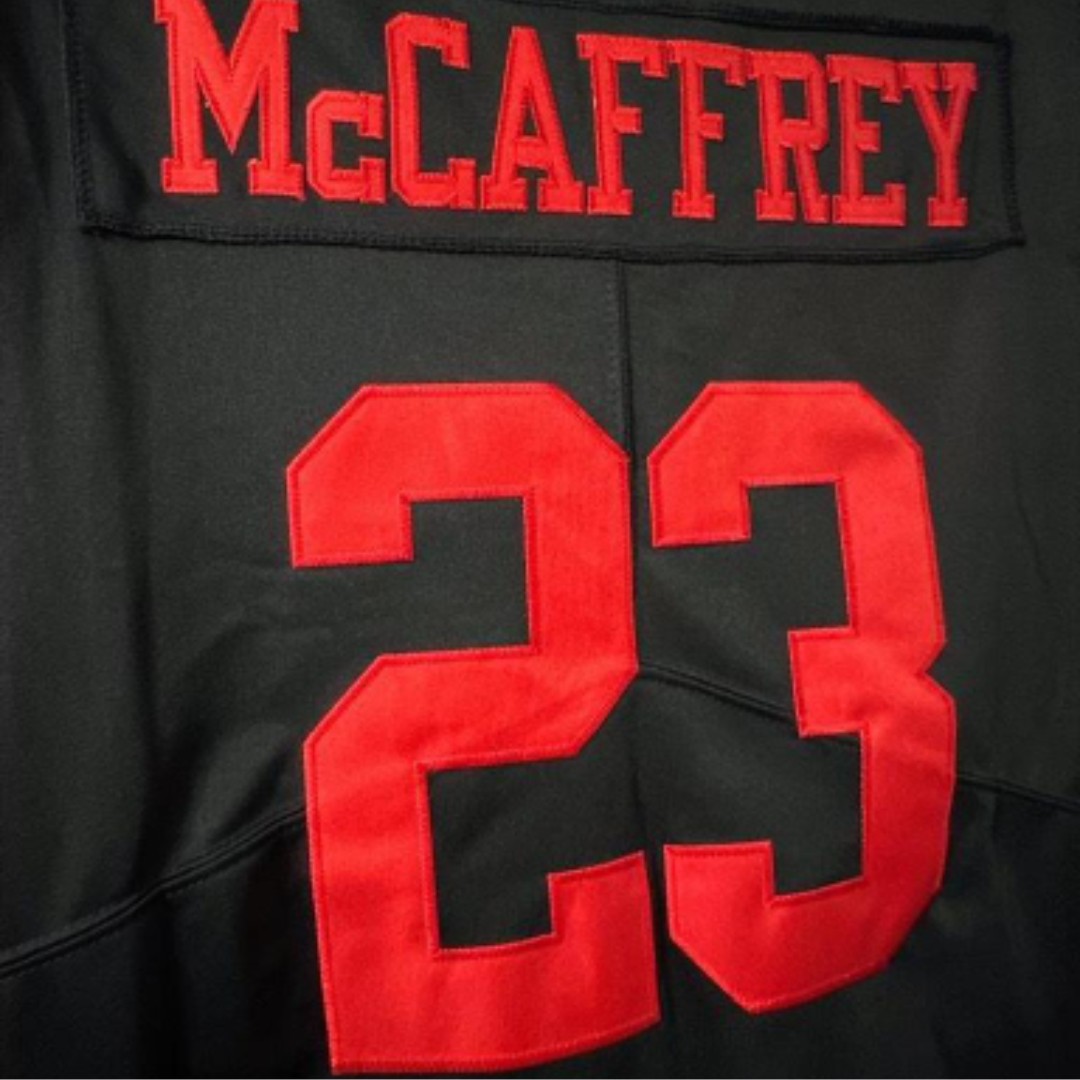 NFL San Francisco 49ers Christian McCaffrey - Black