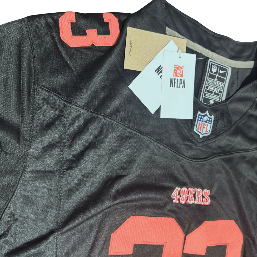 NFL San Francisco 49ers Christian McCaffrey - Black