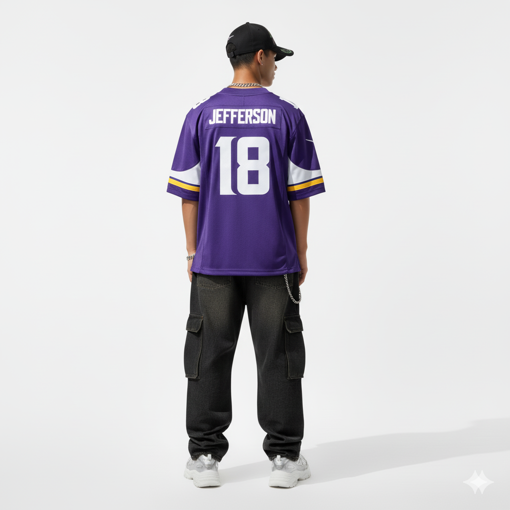 NFL Minnesota Vikings Justin Jefferson - VIOLET
