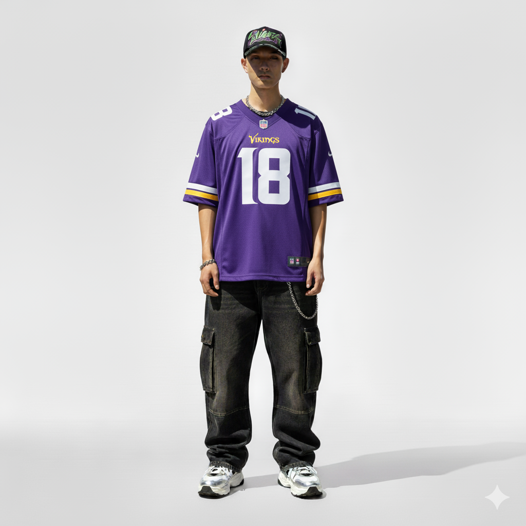 NFL Minnesota Vikings Justin Jefferson - VIOLET