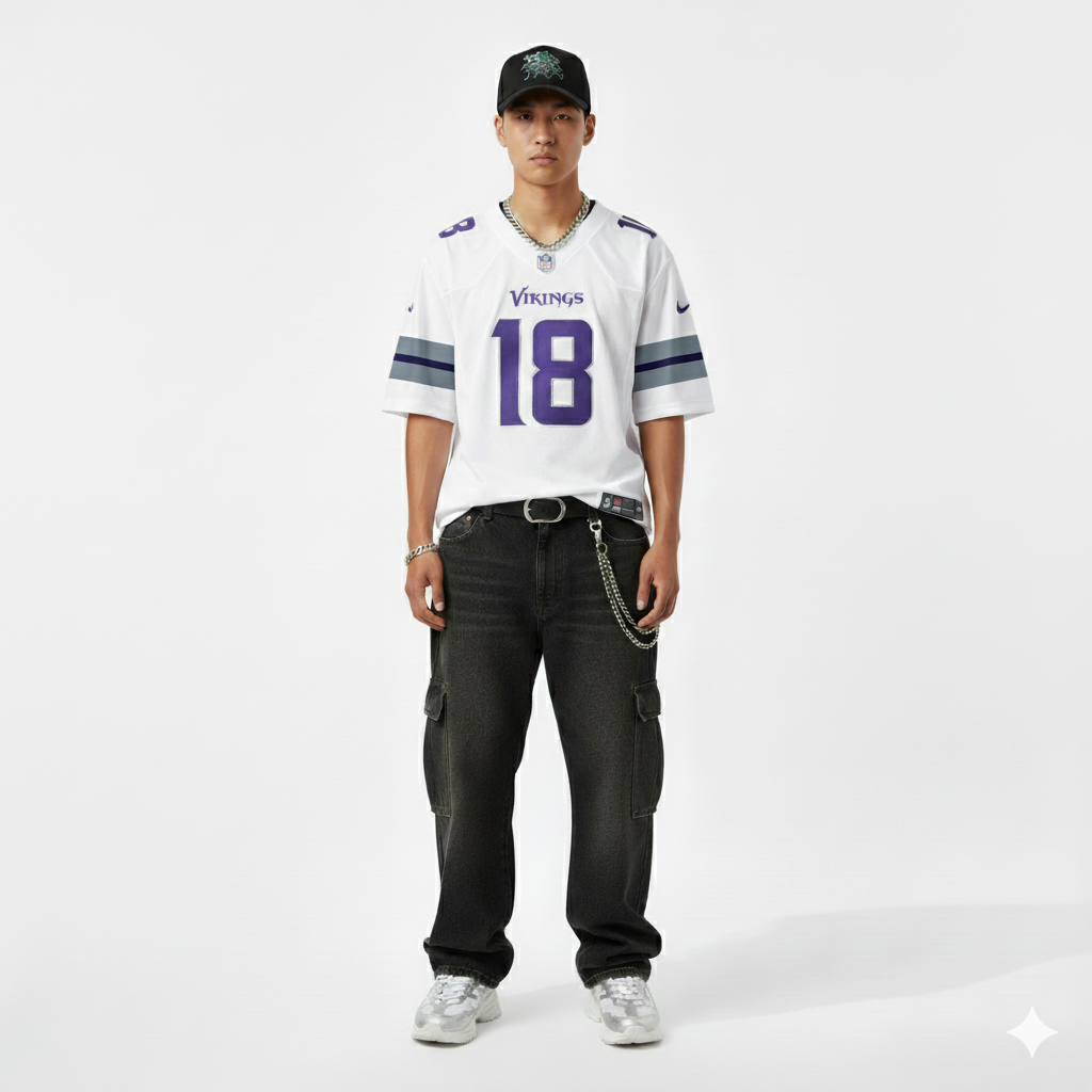 NFL Minnesota Vikings Justin Jefferson - White