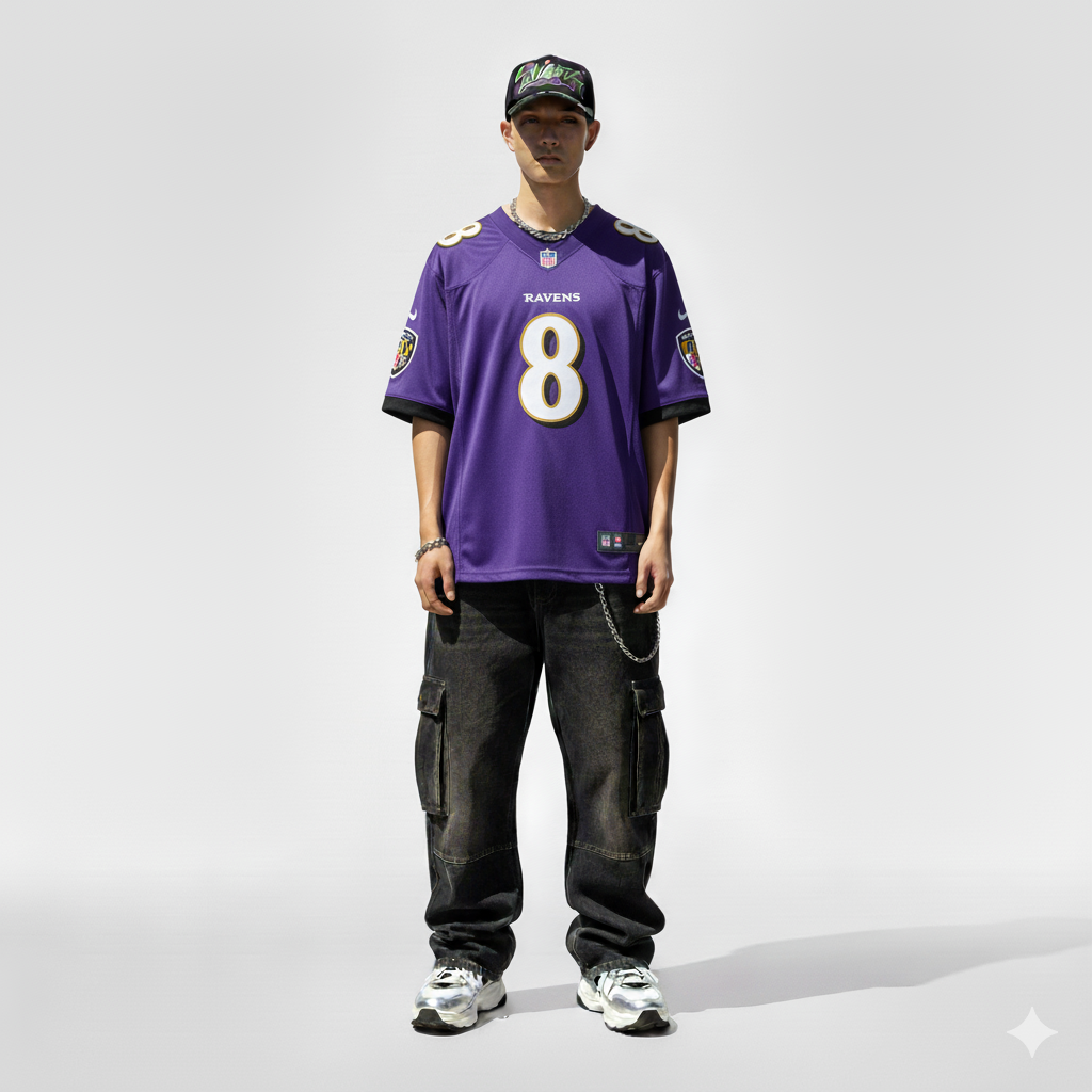 NFL Baltimore Ravens Lamar Jackson - VIOLET