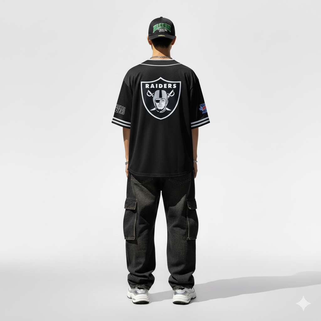 Raiders Super Bowl XVIII Throwback Jersey - Black