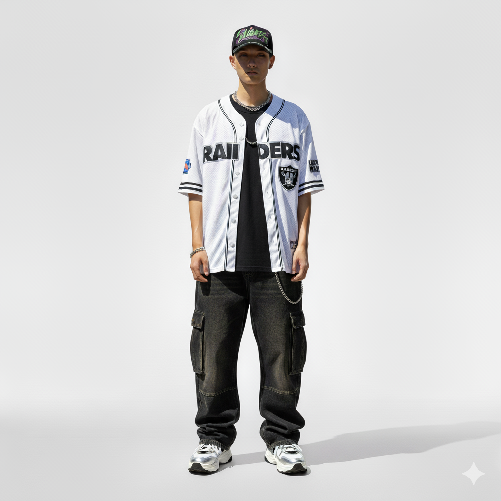 RAIDERS SUPERBOWL THROWBACK XVIII - WHITE